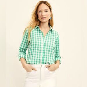 Loft Gingham Cotton Shirt